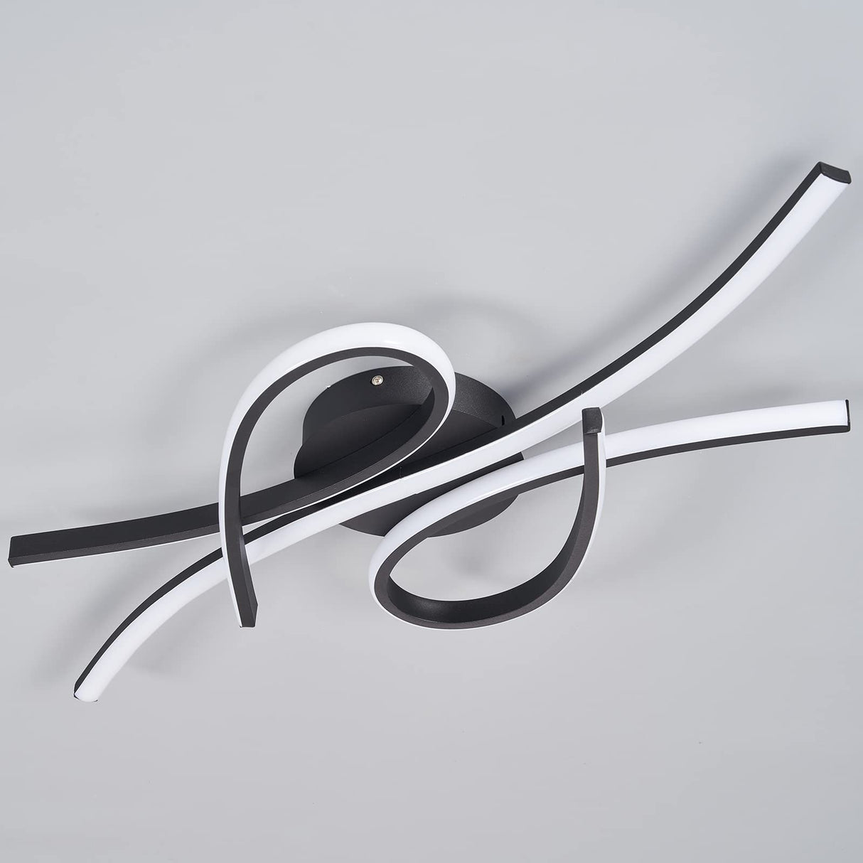 Modern LED Ceiling Light Fixture - 40W Flush Mount Chandelier