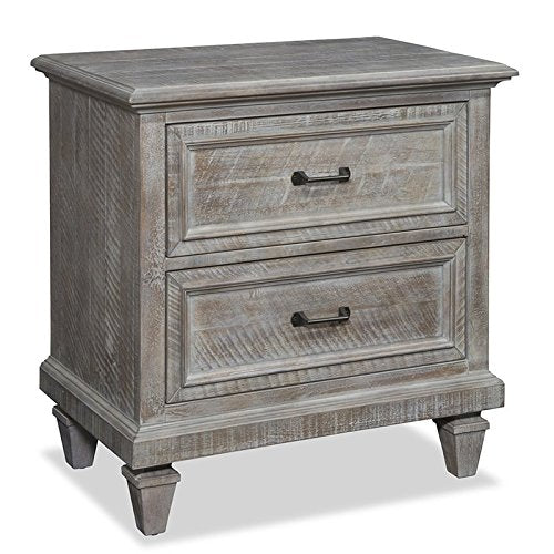 Lancaster 2 Drawer Nightstand in Dovetail Gray