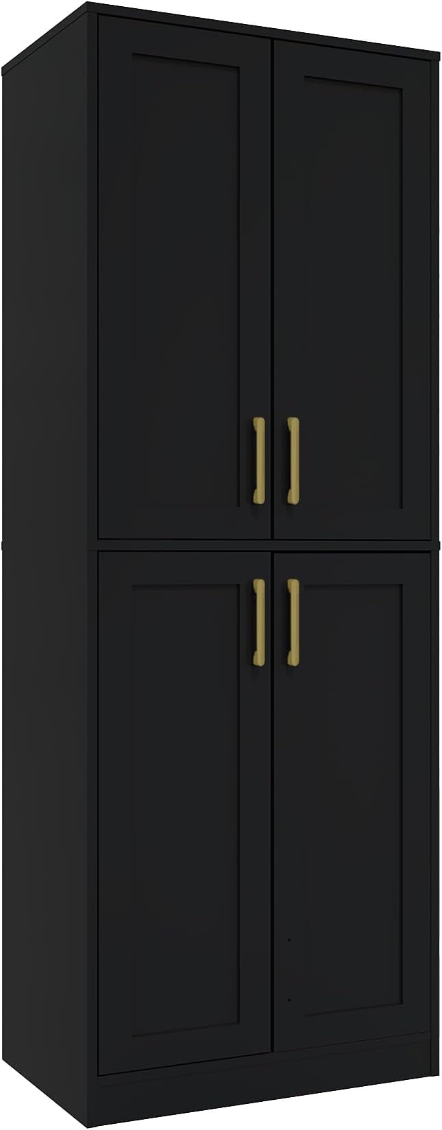 Storage Cabinet, Kitchen Cabinet with Doors & Shelf, Tall Storage Cabinet for Bathroom,