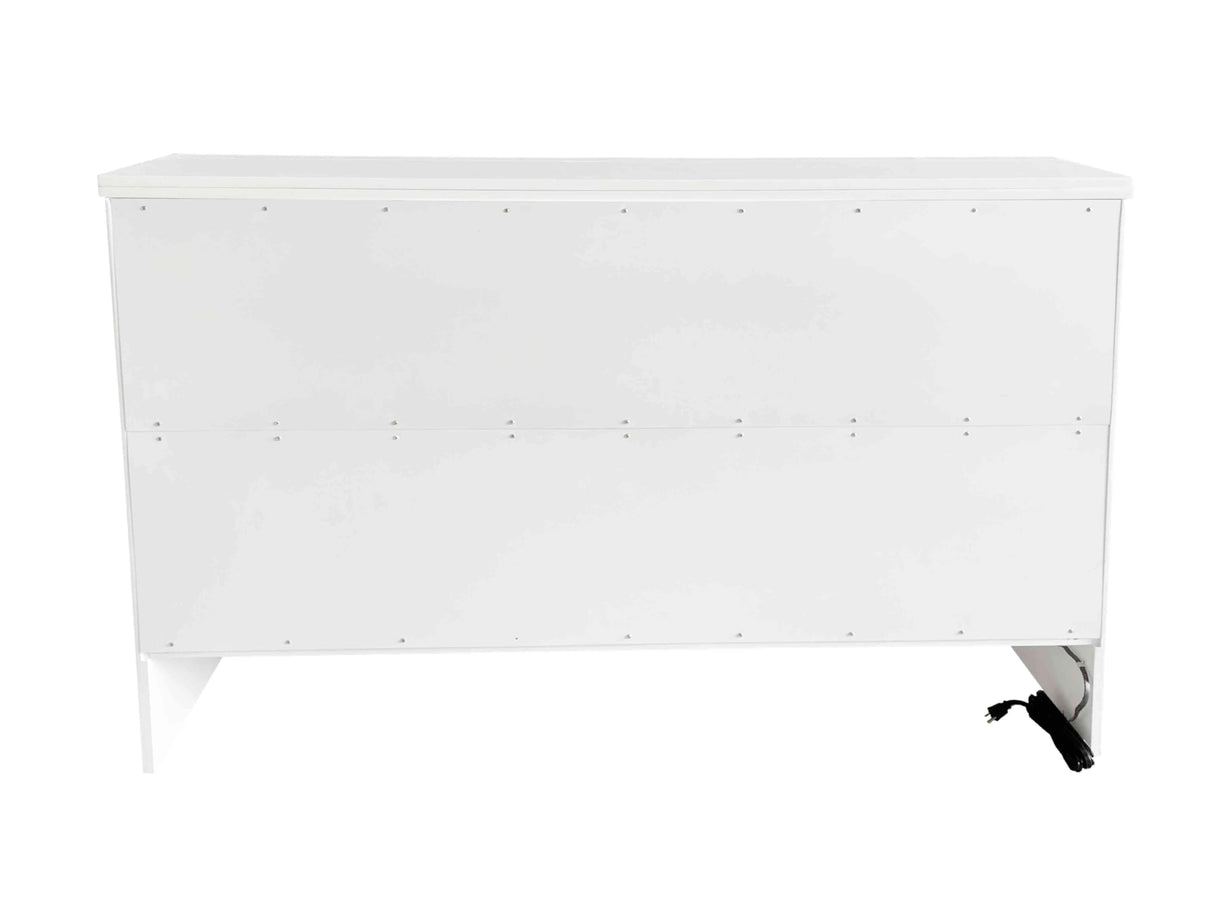 Foldable Queen Size Murphy Bed with Large Storage Drawer