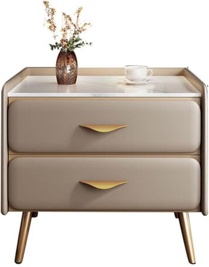 Bedside Cabinet Without Installation, Leather Bedside Cabinet