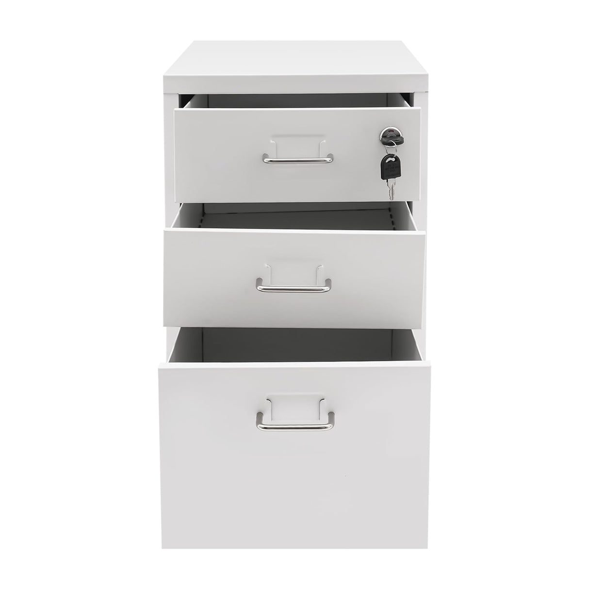 Mobile File Cabinet with 3 Drawers,Morden Style Filing Cabinet Organizer