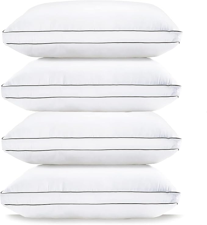 Pillows Set of 2 (20"x26") - Soft Gusseted Pillow for Back