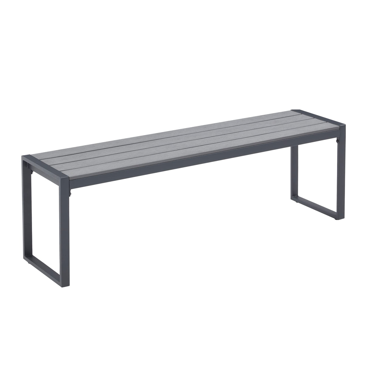Outdoor Bench for Lawn Garden, Backless Patio Garden Bench