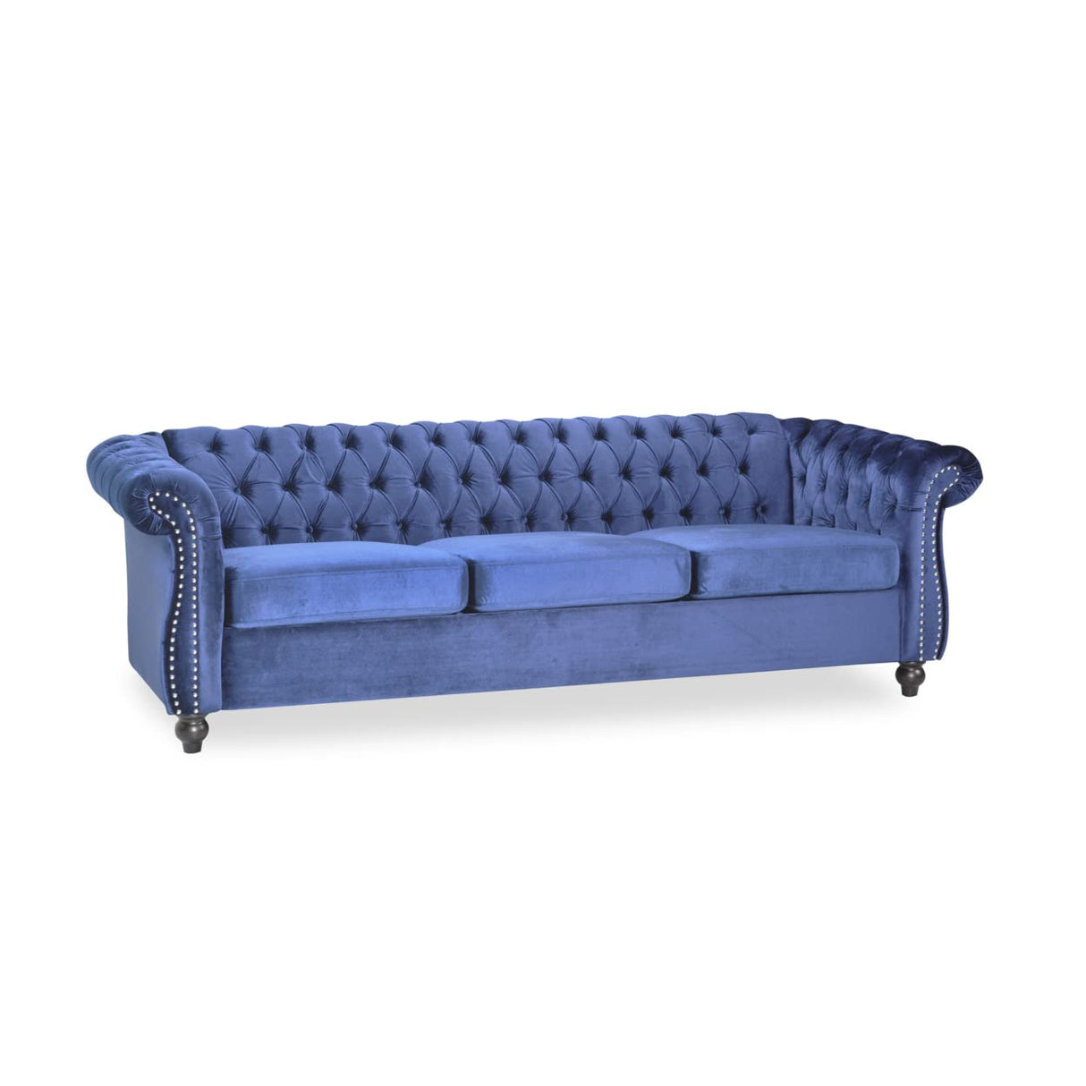 Norma Sofas, Midnight Blue, Dark Brown