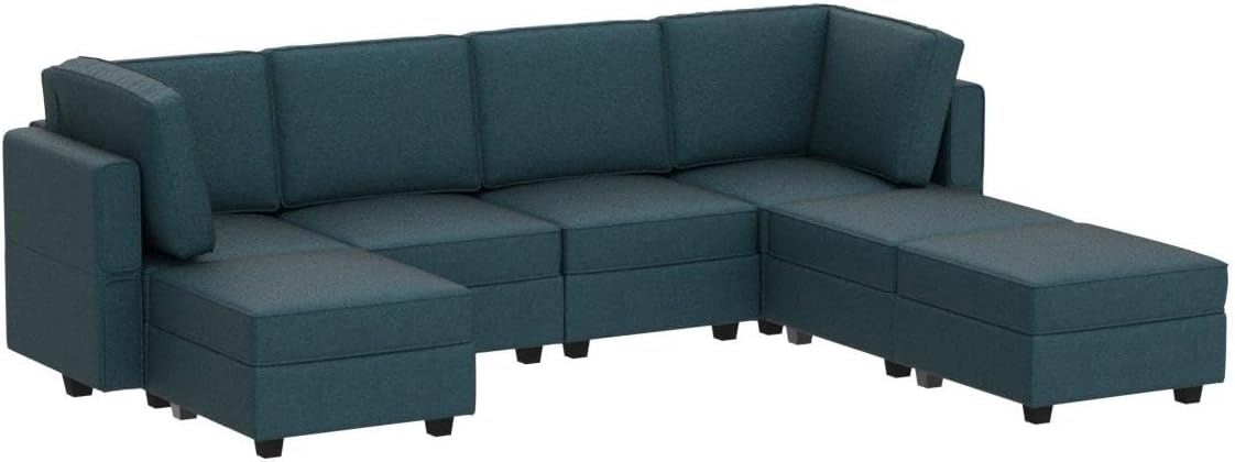 Oversized Modular Sofa with Storage Seat U Shaped Couch Modular Sectional Sofa