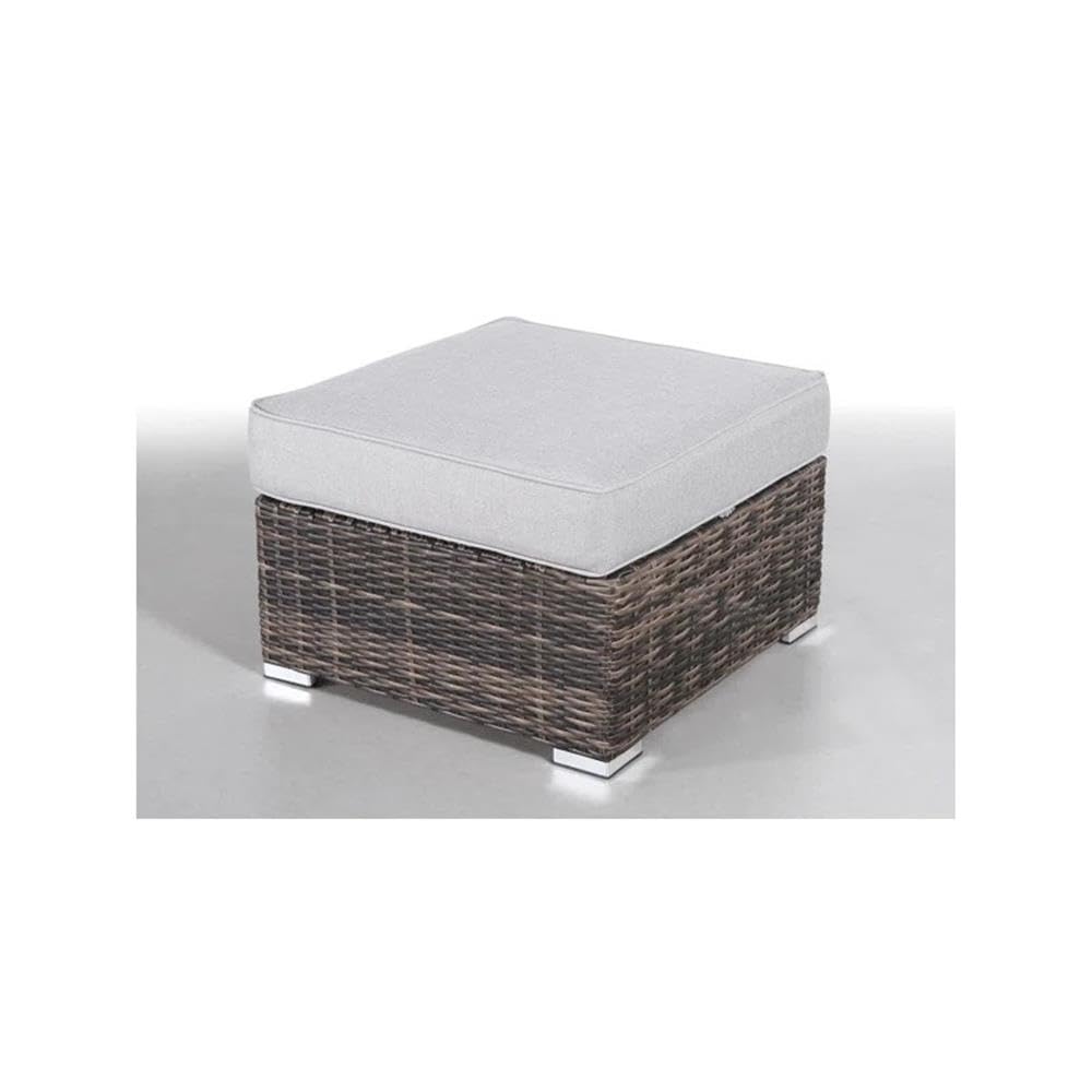 7-Piece Wicker/Rattan Sectional Set in Espresso