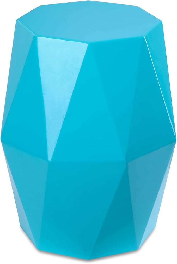 Outdoor Lace Cut Iron Side Table,Patio Garden Stool Coffee End Table Nightstand