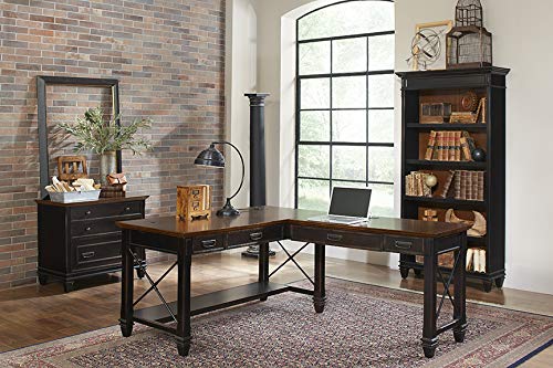 Hartford Open Wood Bookcase, Storage Cabinet, Office Shelves, Brown (IMHF4078)