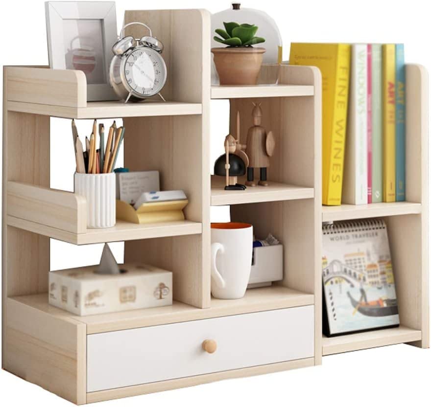 Shelf Simplicity Stratification Bookshelf Magazine Rack Drawer Partition Storage Rack Freestanding Desktop Bookshelf