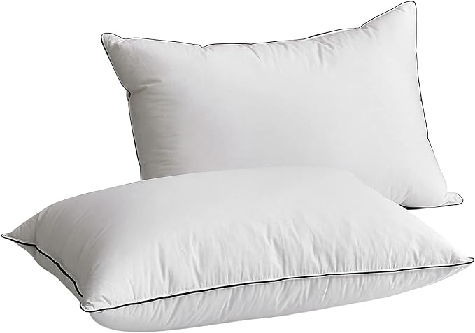 Hungarian Goose Down Pillow Standard Size, Ultimate Comfort