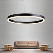 Modern Minimalist Hanging Light Black Acrylic Shade Hanging Lamp Nordic Living Room