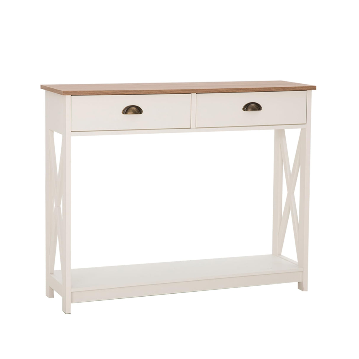 Entryway Table - Farmhouse Narrow Console Table for Living Room/Hallway