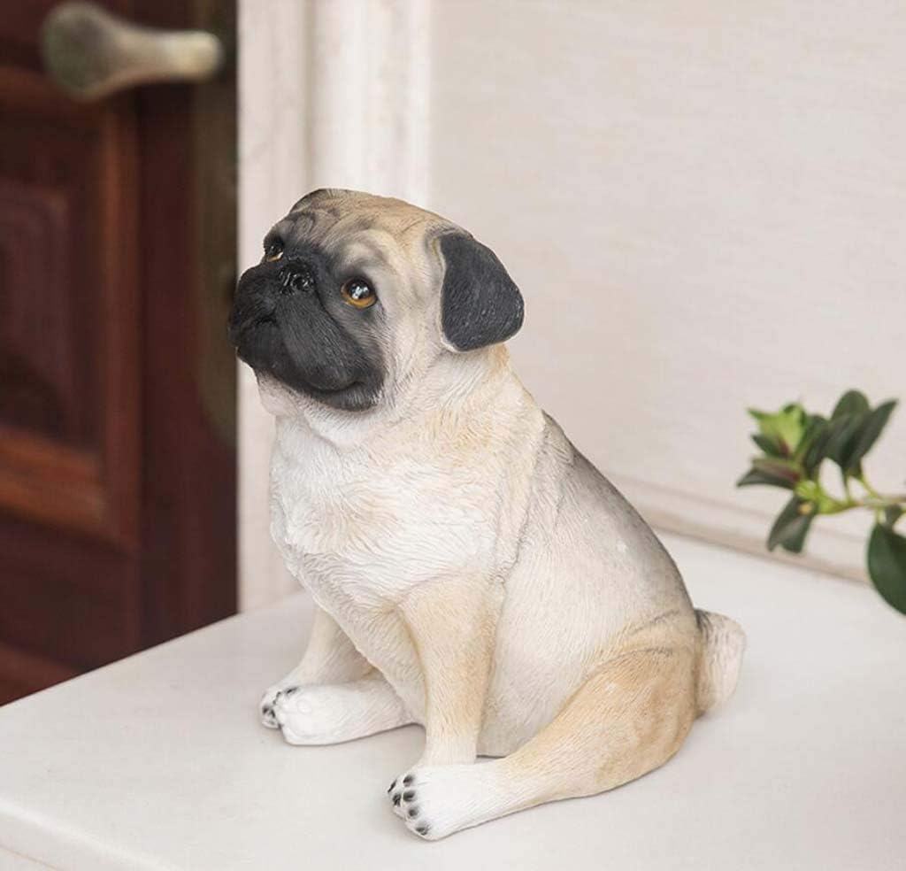 Imitation Dog Statue Statue,Resin Dog Art Crafts Home Decoration Decoration H32CM