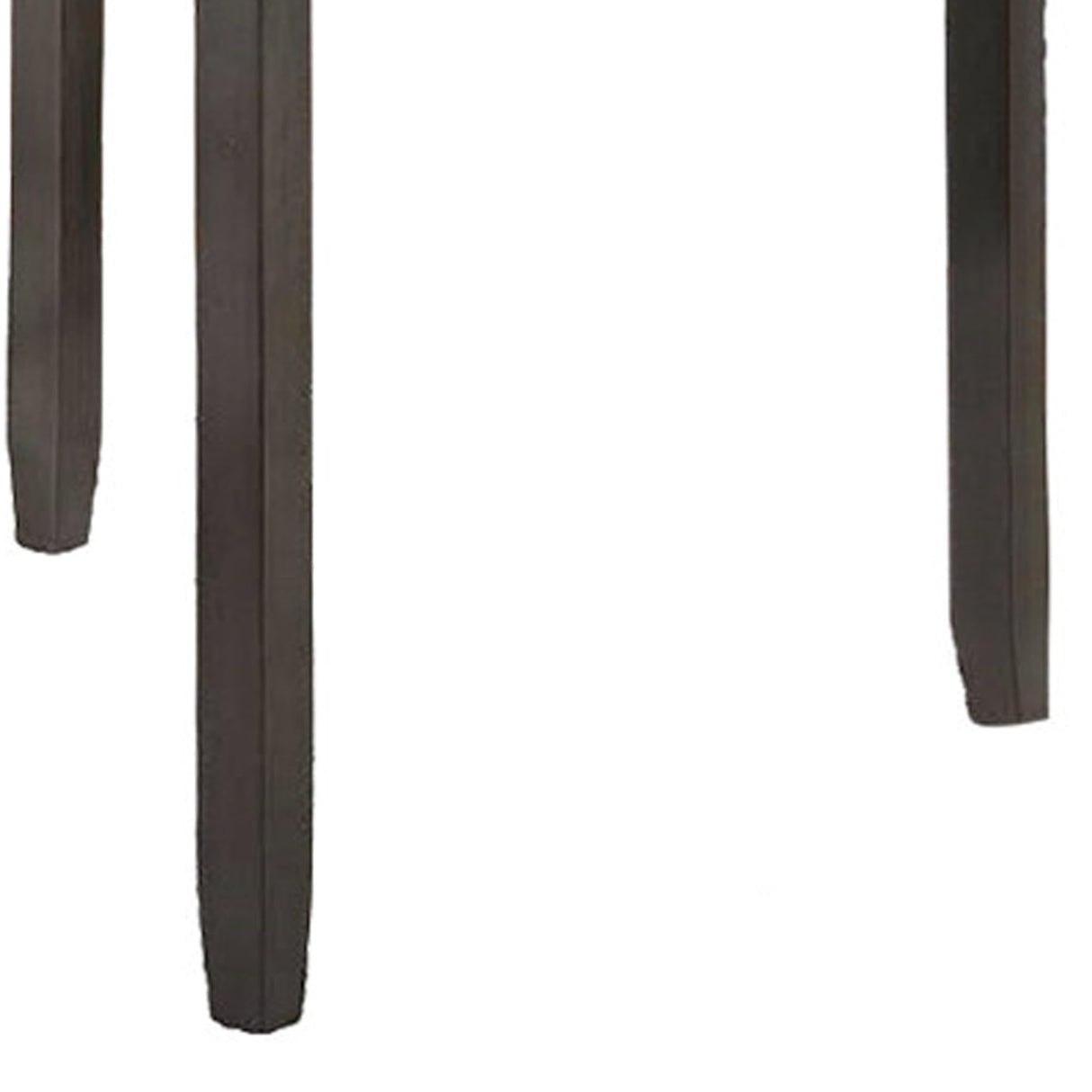 5 Piece Counter Height Dinning Table Set with 4 Chairs, Padded Seats, Gray