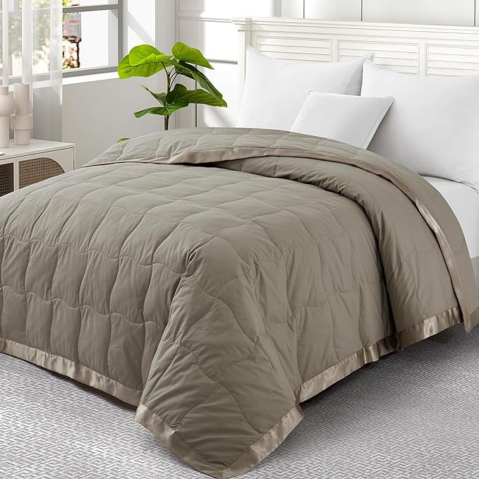King Size Blanket - Soft Lightweight Feather Down Blanket