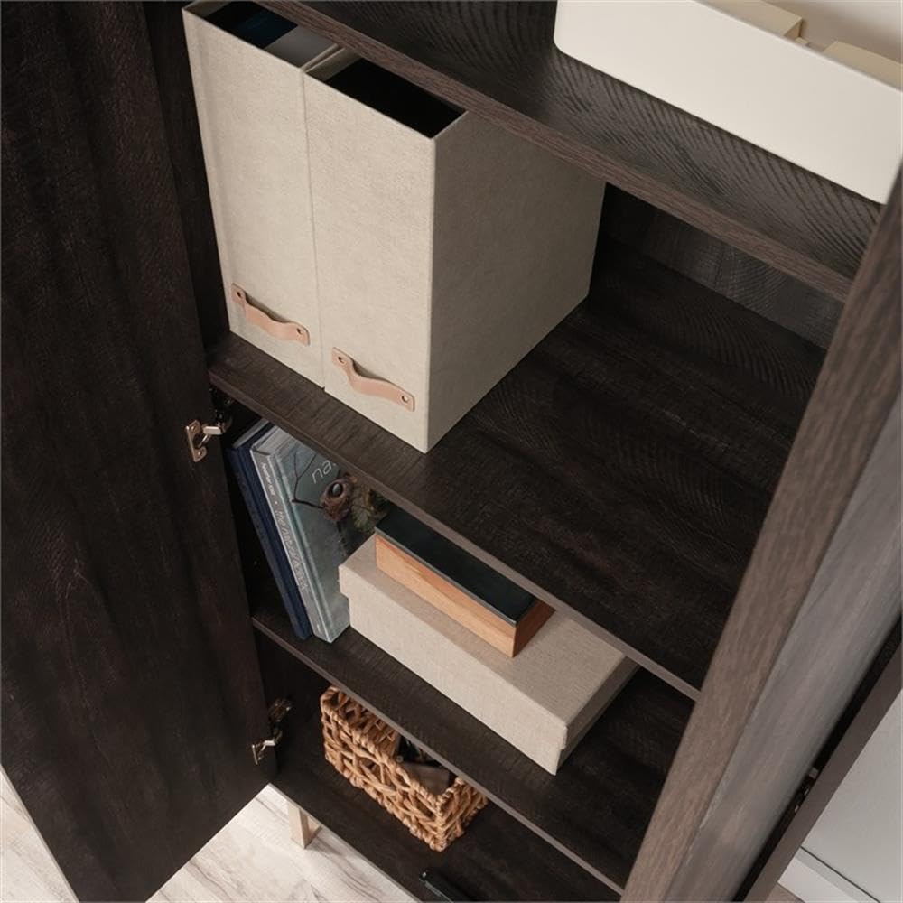 Engineered Wood Storage Cabinet in Blade Walnut