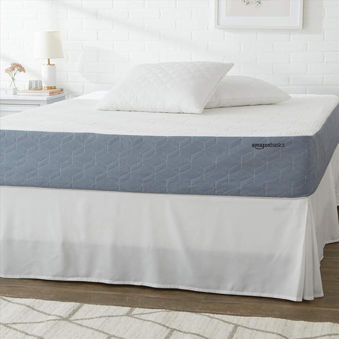 Gel Memory Foam Mattress, Medium Firm, Cooling, Twin Size Mattress, CertiPUR-US