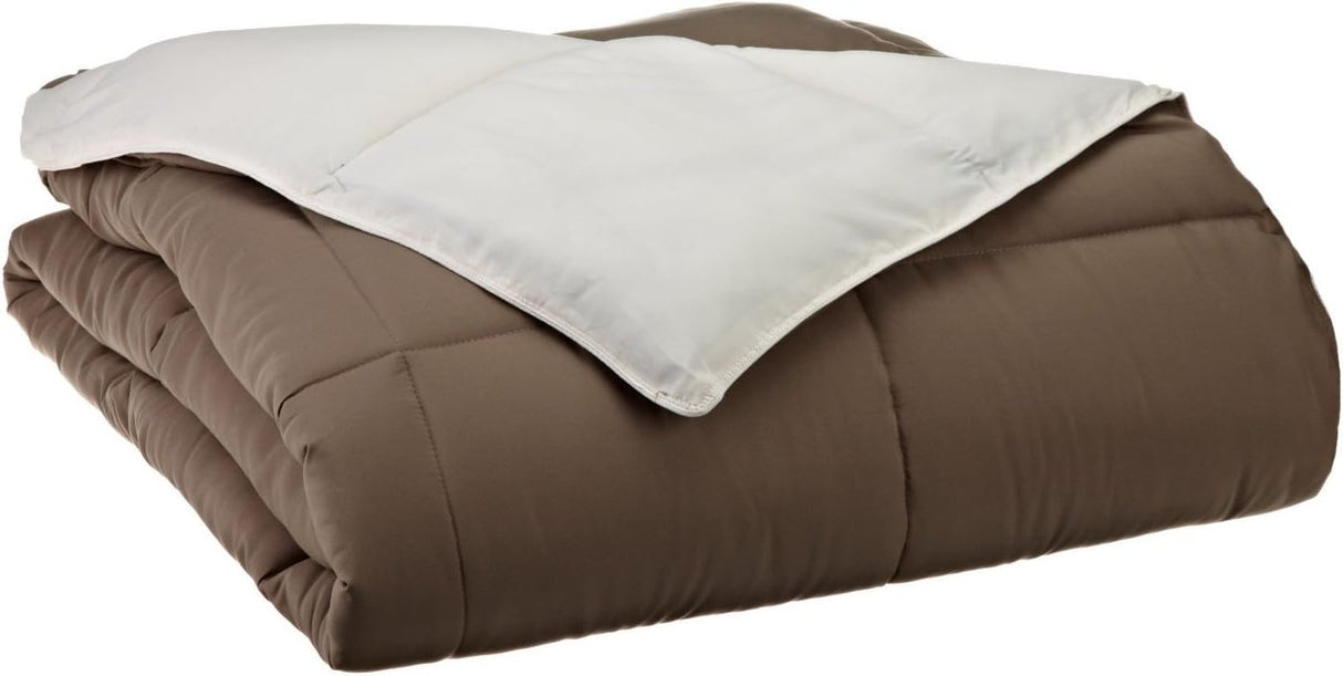 Brushed Microfiber Comforter, Down Alternative Bedding, Medium Weight, Soft Bed Cover