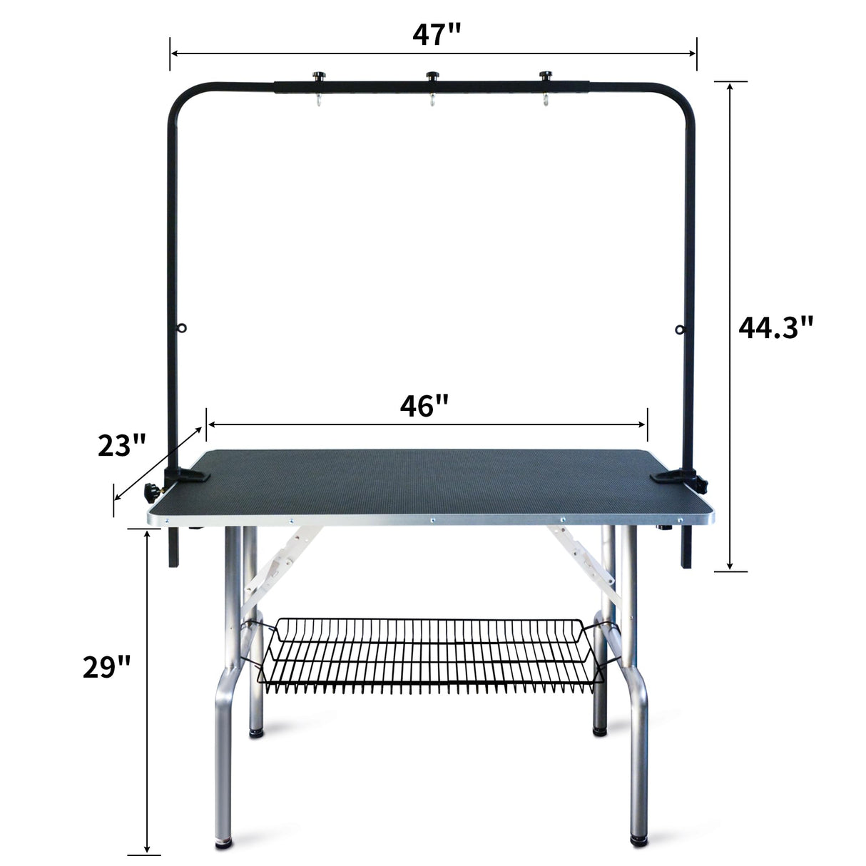 46-Inch Heavy Duty Dog Grooming Table for Large Pets