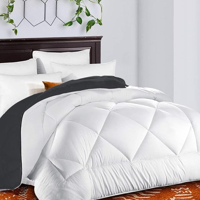 All Season Queen Comforter Winter Warm Summer Soft Quilted Down Alternative Duvet