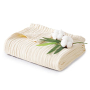 Cooling Muslin Throw Blanket for Hot Sleepers, 60% Rayon Derived from Bamboo