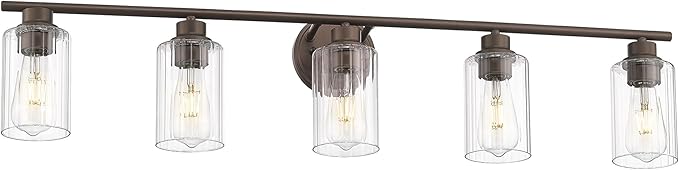 3-Light Farmhouse Vanity Lights for Bathroom, Oil Rubbed Bronze Bath Wall Light