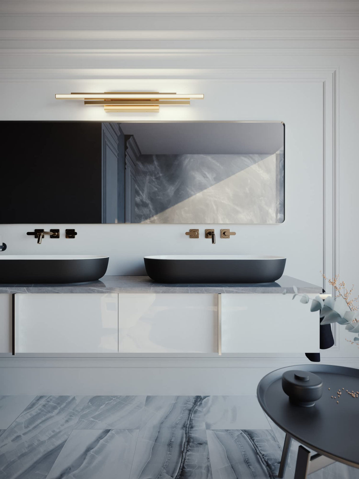 Indra 24" LED Vanity - Black