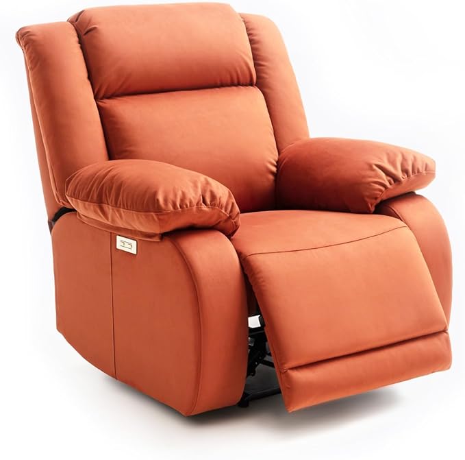 ElderNest XL Power Lift Recliner Chair with Extended Seat & High Backrest
