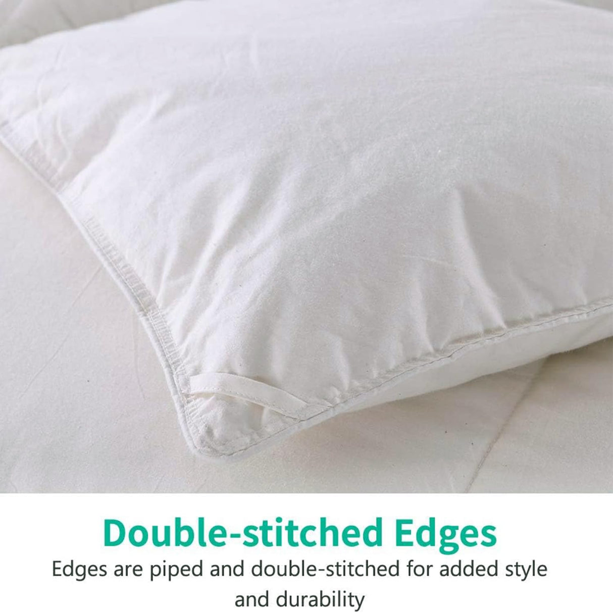 lightweight Feathers Down Comforter Super King, Cooling Feathers Down Duvet for Warm