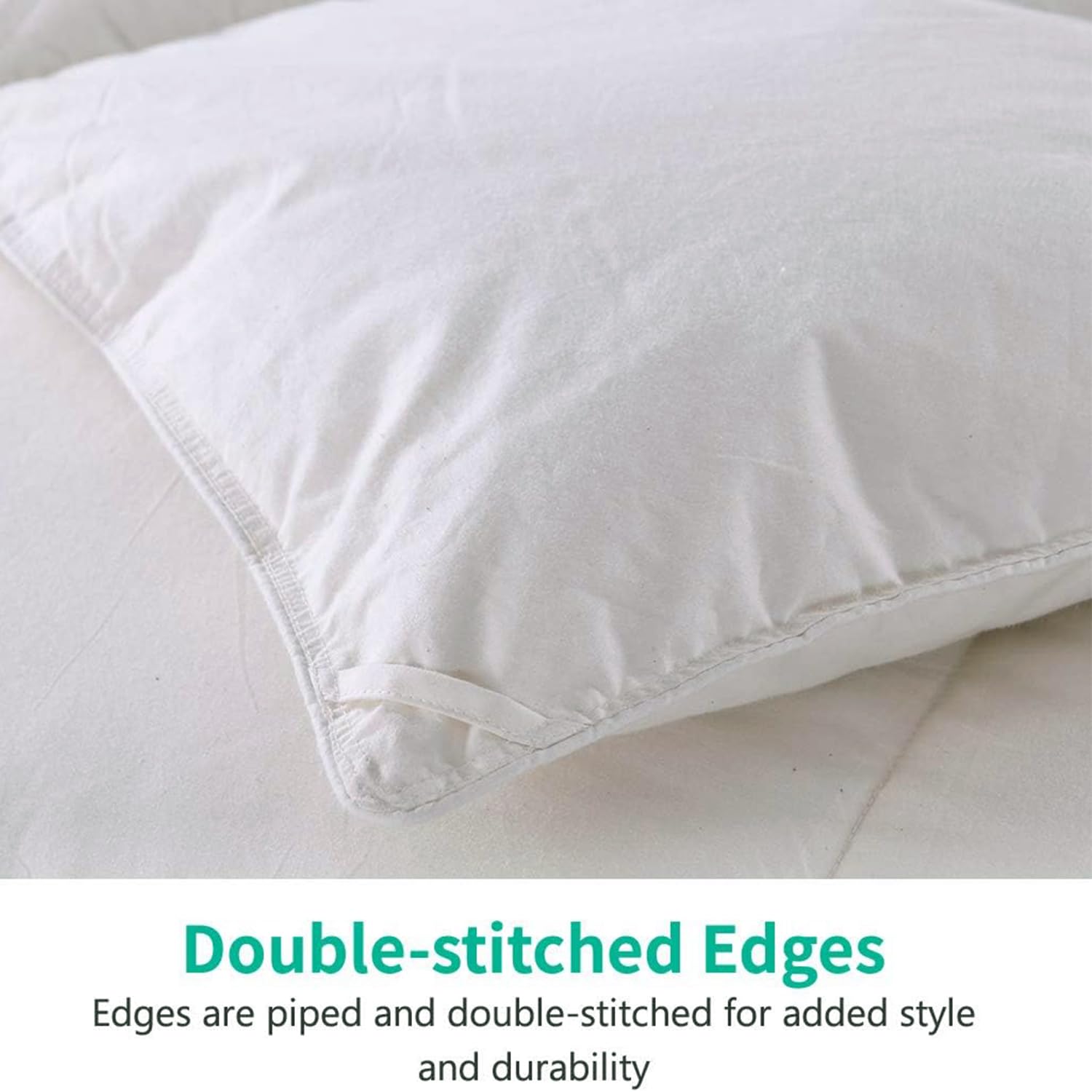 lightweight Feathers Down Comforter Super King, Cooling Feathers Down Duvet for Warm