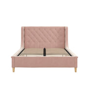 Ambrosia Pink Full Size Upholstered Bed,