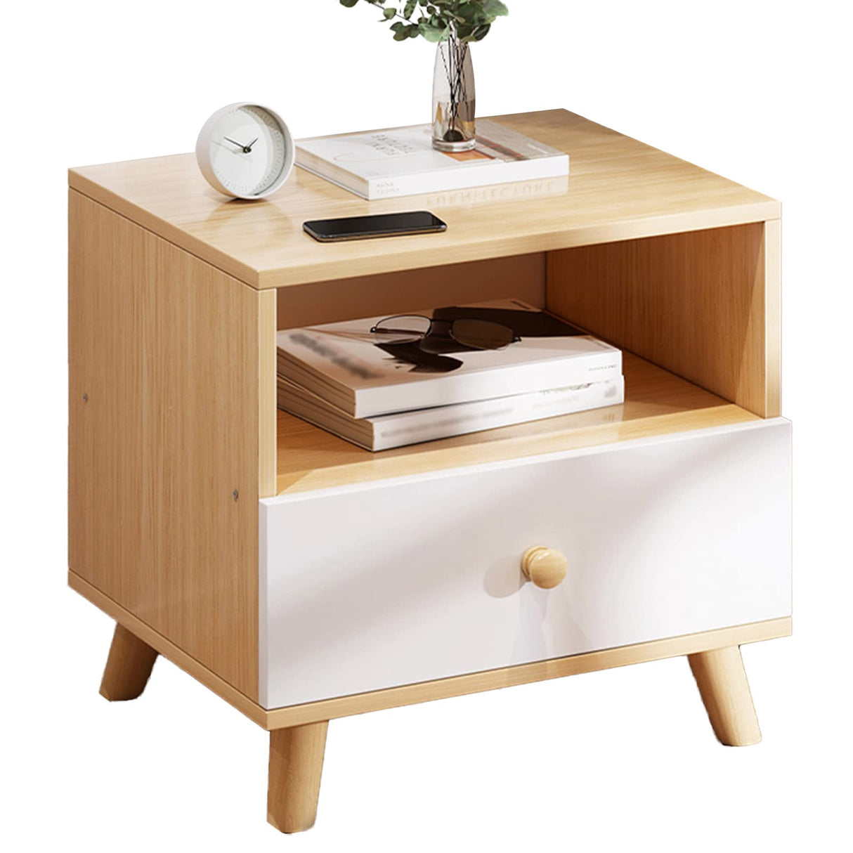 Bedside Table Bedroom Storage Cabinet