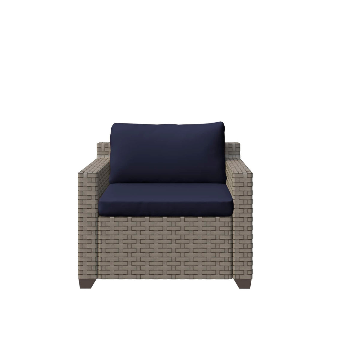 Keys 5-Piece Outdoor Conversation Set with Club Chairs and Coffee