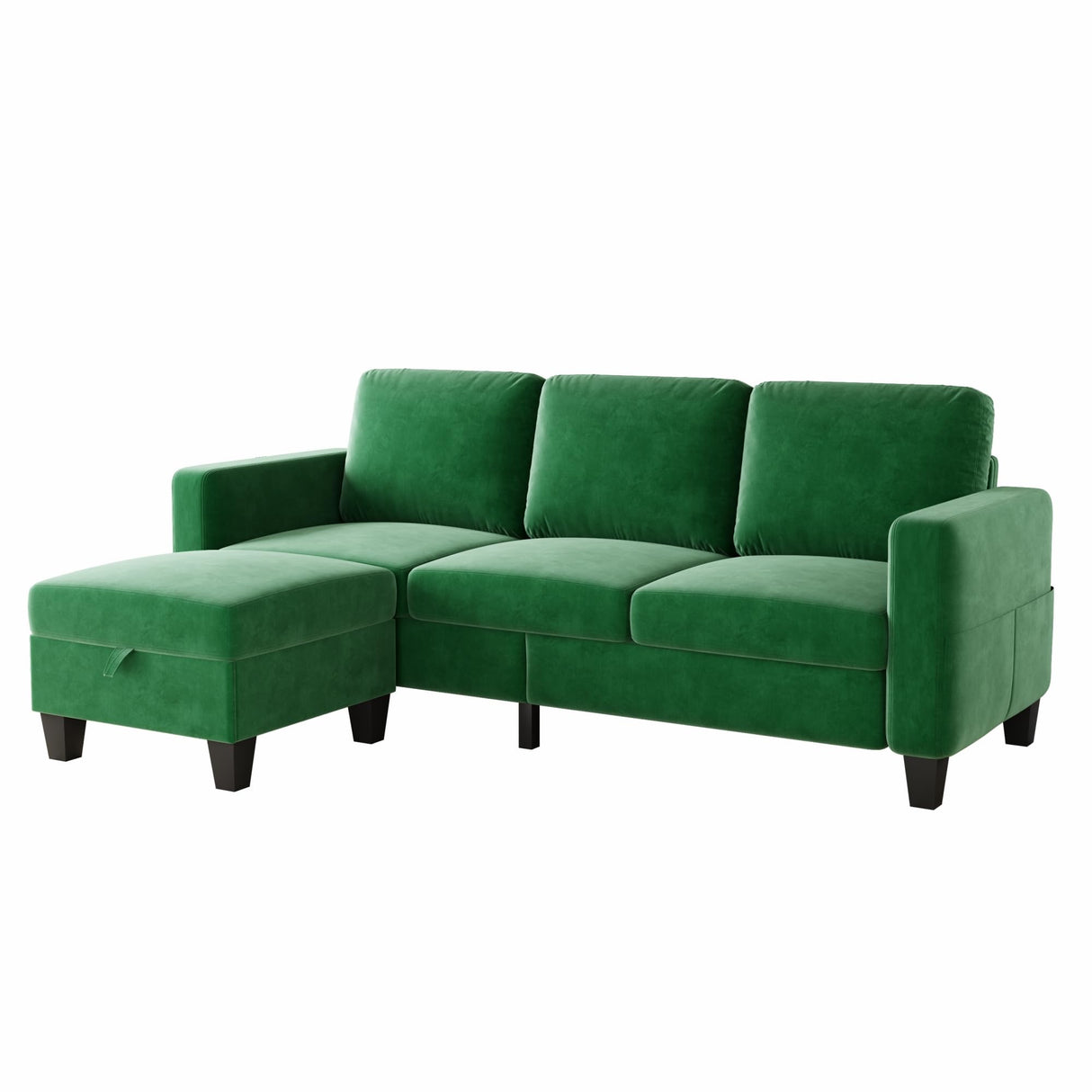 Couch for Living Room, Small Sectional Couch, 78" L Shaped Sofa 3 Seat Modern Sofa
