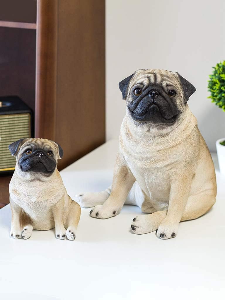 Imitation Dog Statue Statue,Resin Dog Art Crafts Home Decoration Decoration H32CM