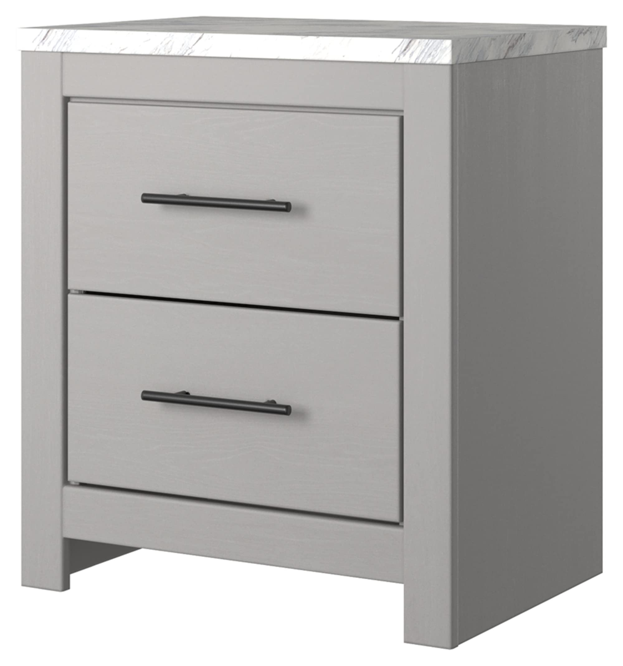 Cottonburg Contemporary 2 Drawer Nightstand