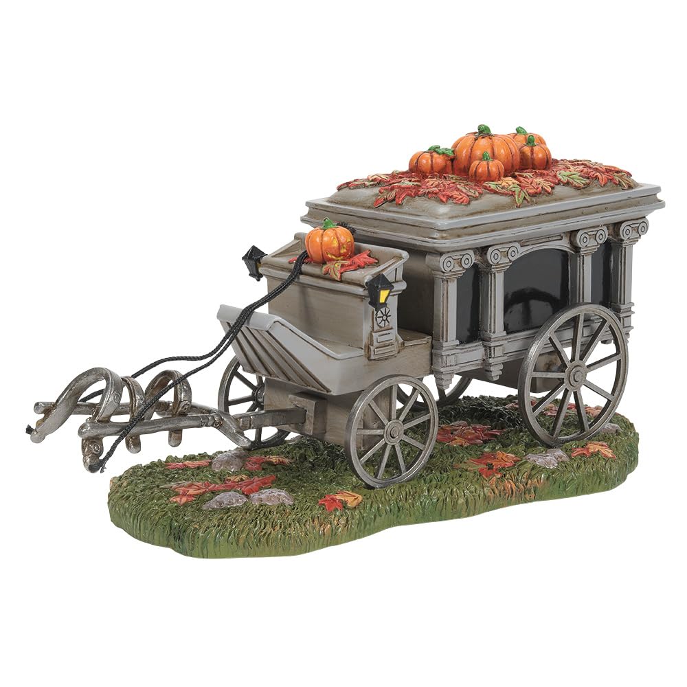 Snow Village Accessories Halloween Disneyland The Haunted Mansion Hearse Figurine