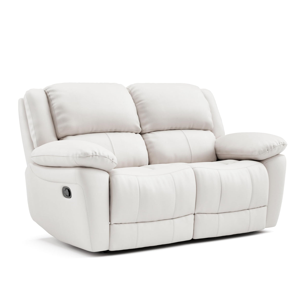 America Sorin Modern 3-Piece Leather Recliner Sofa Set with Pillow Armrests, Reclining