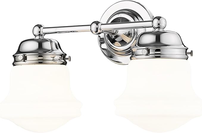 735-2V-CH Vaughn Vanity, 2-Light 120 Total Watts, Chrome