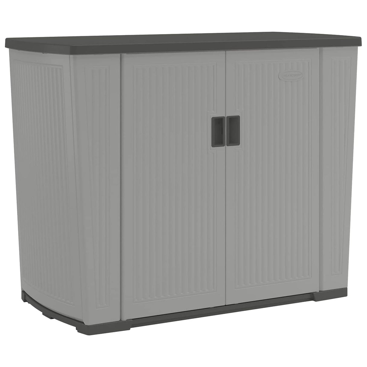 Outdoor Storage Shed for Patio and Garden, Backyard Oasis, 130 Gallon, Dove Gray