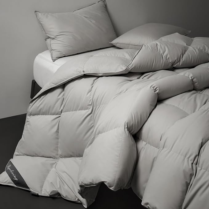 Luxurious Down Duvet Insert Feather King Size White Heavyweight Thickened 100%