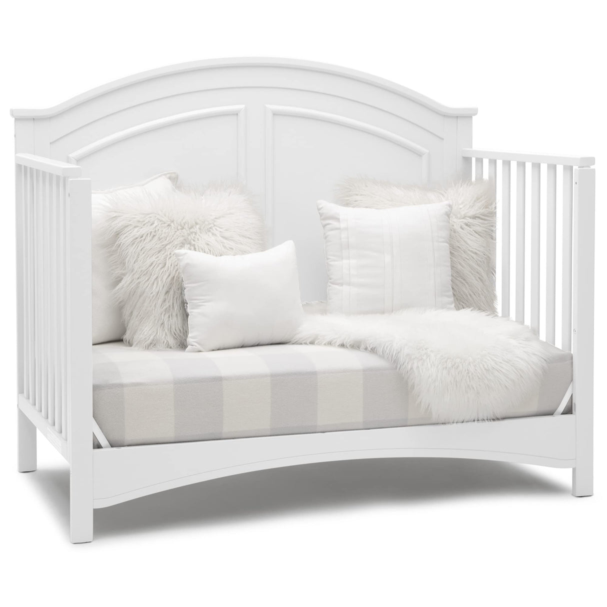 6-in-1 Convertible Crib - Greenguard Gold Certified, Bianca White