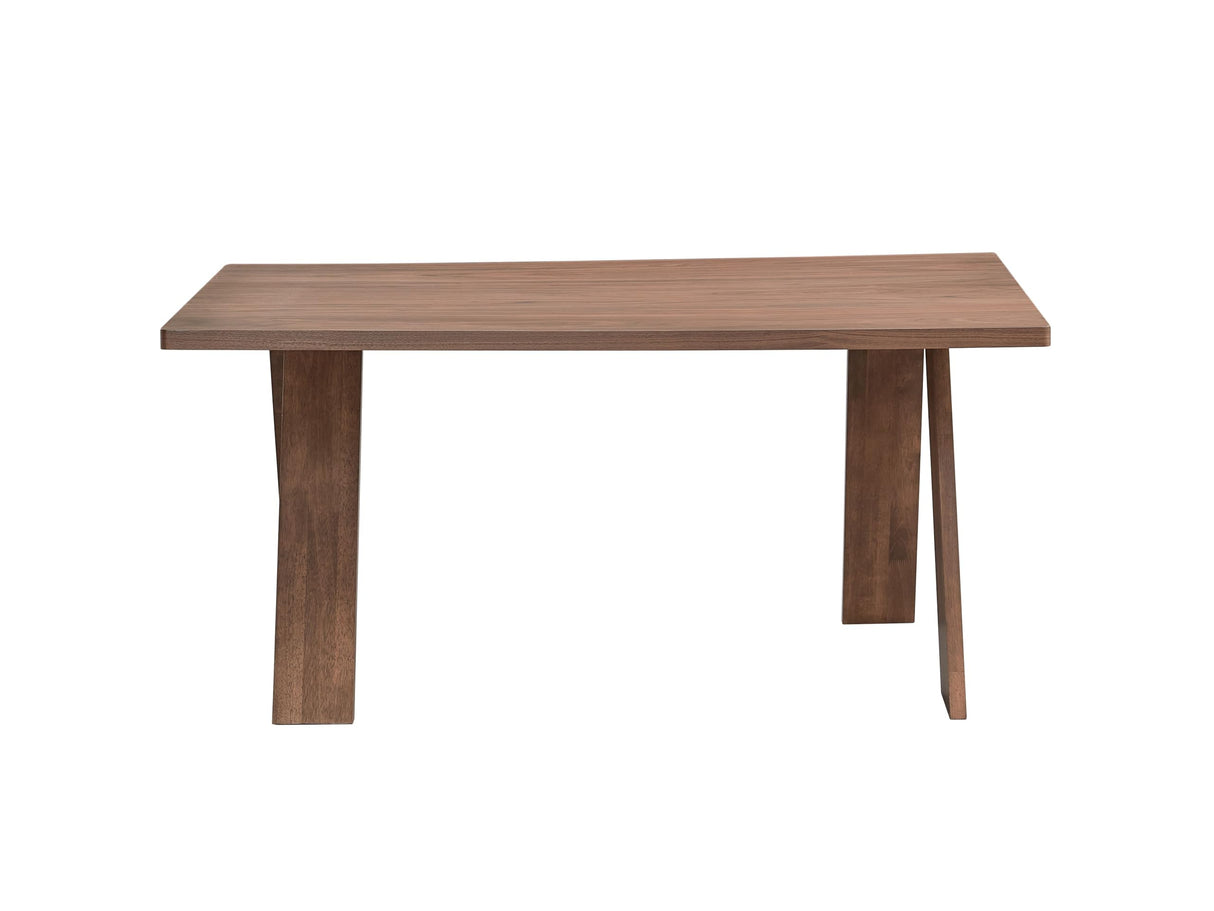 Sarha Walnut Rectangular Dining Table - Modern Mid-Century Design