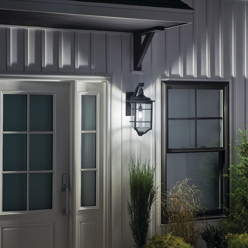 49128DBK One Light Outdoor Wall Mount