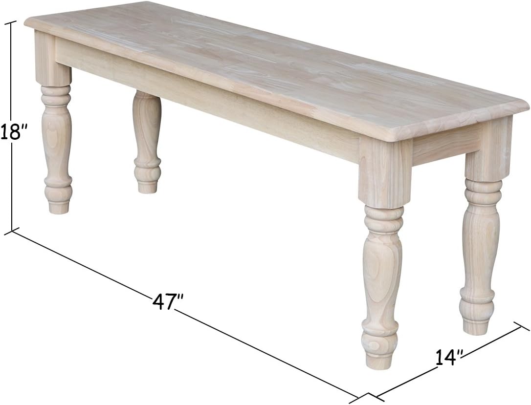 Farmhouse Bench, Unfinished