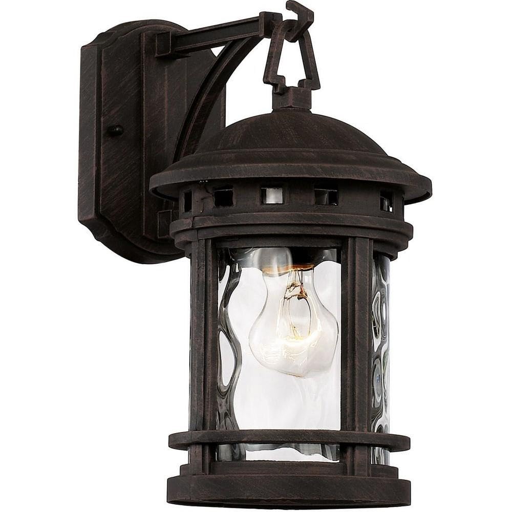 Imports 40370 RT Transitional One Light Wall Lantern from Boardwalk Collection in Bronze/Dark Finish