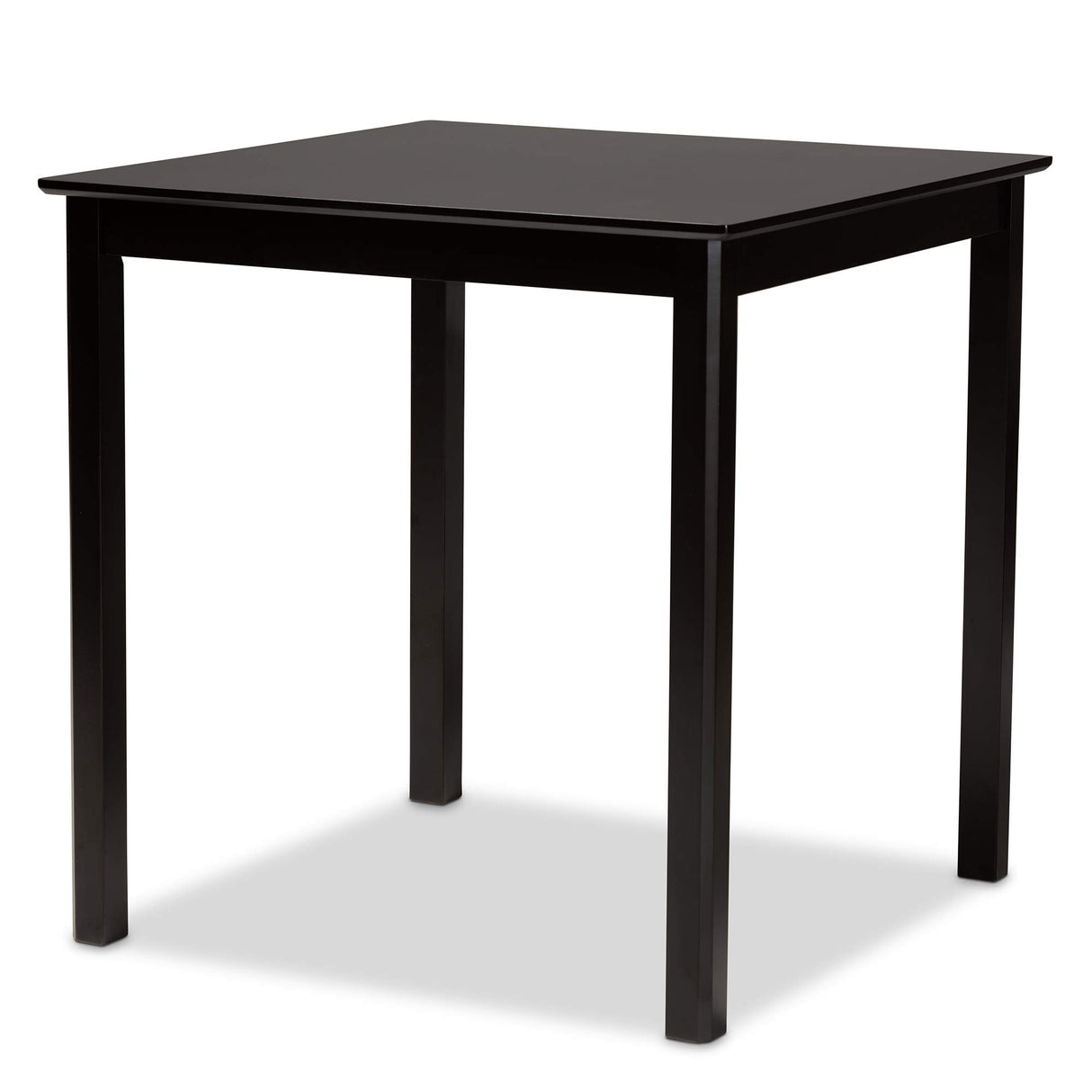 Set - Dark Brown Finished Wood 5-Piece Pub Set