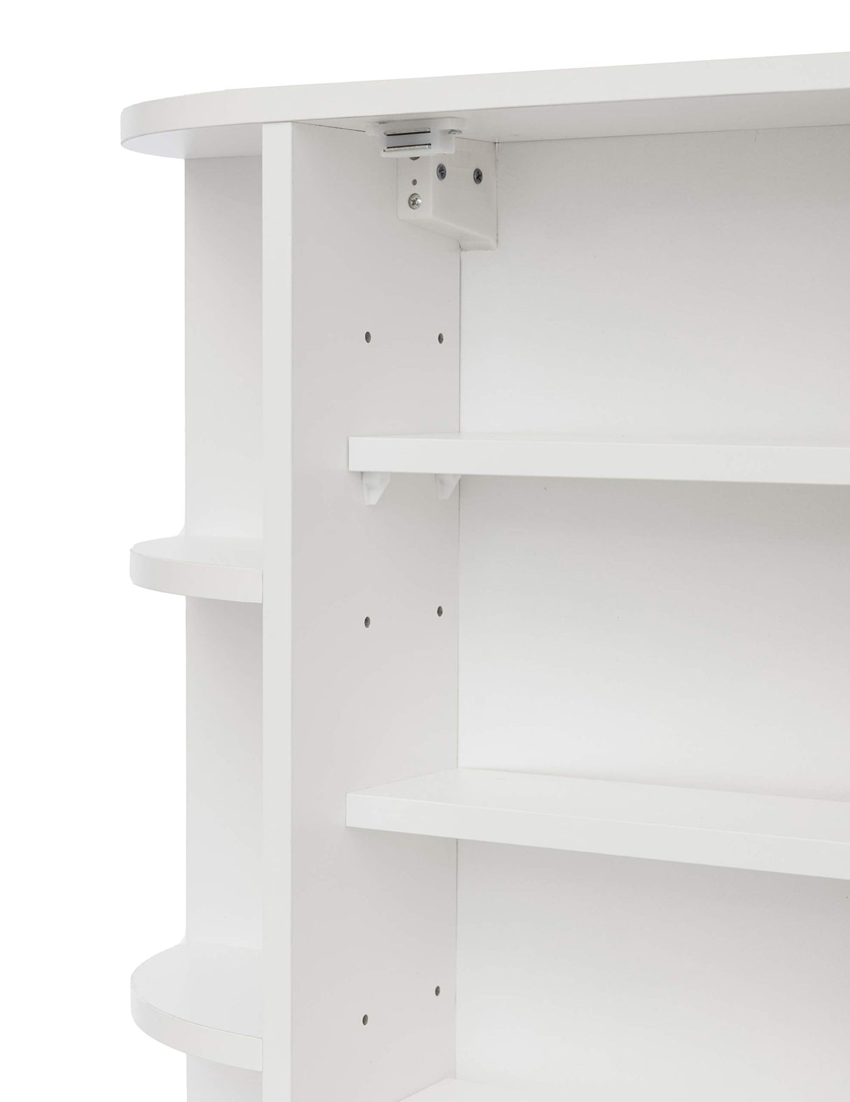 Assembled and Ready for Installation Multifunctional White Wall Mount Medicine Cabinet