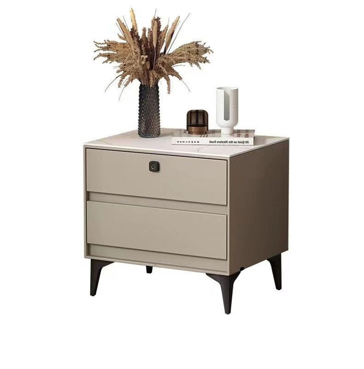 Full Solid Wood Bedside Cabinet Bedside Cabinet